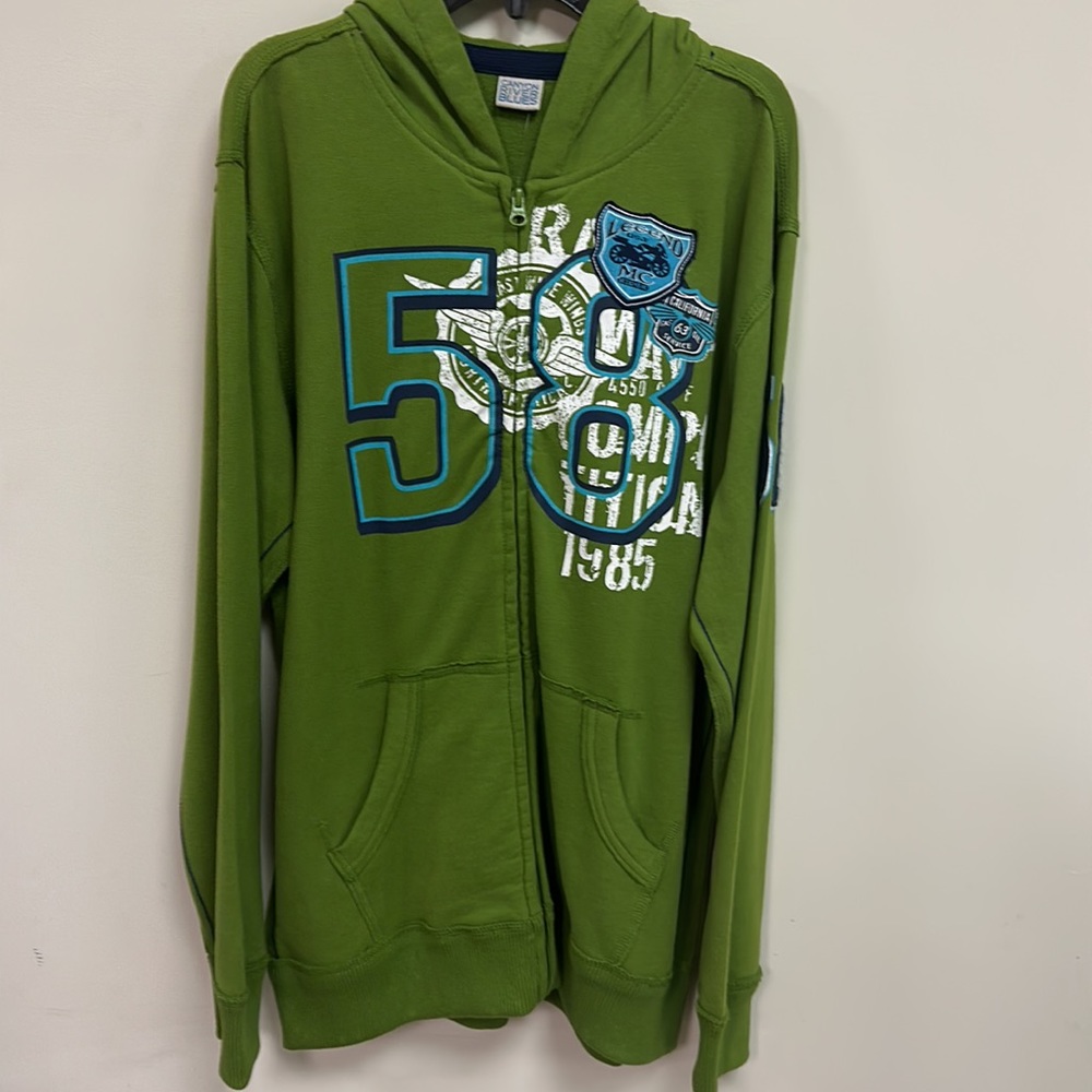 Boys Regular Graphic hoodie Jungle trail cotton boys XL (18-20)
